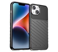 Yerebel Custodia per iPhone 14 Plus, custodia per iPhone 15 Plus, robusta serie di scudi, in TPU, anti-goccia, antiurto, per iPhone 14 Plus, colore nero