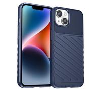 Yerebel Custodia per iPhone 14 Plus, custodia per iPhone 15 Plus, robusta serie di scudi, in TPU, anti-goccia, antiurto, per iPhone 14 Plus, blu