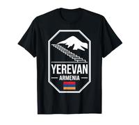 Yerevan Armenia Shield Badge Viaggio Souvenir Maglietta