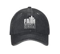 YERGFHJ Berretto da Baseball Lavato Fede Cristiana Oltre la Paura Estate Hip Hop Cappelli per Unisex Meny2k Divertente Corsa Hippie Sun Snapback cap