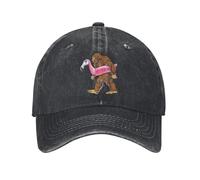 YERGFHJ Berretto da Baseball Lavato Pool Party Bigfoot Summer Trucker Cappello per Femmina Maschio Vintage Caccia Campeggio Sole Snapback cap