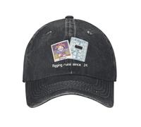 YERGFHJ Casual Balatro Photochad Synergy Berretto da Baseball Uomo Donna Distressed Lavato Sun cap Game Card Joker attività All'aperto Regalo Cappelli