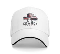 YERGFHJ Cowboy Carter Rodeo Berretto da Baseball Cappello retrò Cappello da Camionista Casuale Estate Femmina Maschio Caccia Campeggio Berretti da Baseball
