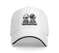YERGFHJ Daft Punk Cappello Unisex Hip-Hop Cappelli Cappello da Sole Cappelli da Golf Cappelli Snapback Traspiranti Berretto da Baseball Estivo