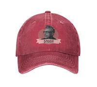 YERGFHJ Jeff Daddy Goldblum con Un Cuore Cappello Abiti Vintage Distressed Lavato Jeff Goldblum Cappello Casquette per Stile Unisex Regolabile