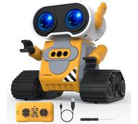 Yerloa Robot Giocattolo per Bambini Ragazzi Ragazze Regalo, Robot Telecomandato con Auto-Demo, Controllo Gesti e Modalità Occhi Multicolore, Ballo RC Robot per 3 4 5 6 7 8 Anni Regalo di Natale
