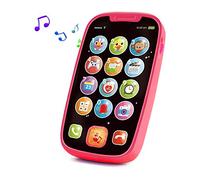 Yerloa Telefono Giochi Neonato 6 9 12 Mesi,Cellulare Giocattolo per Bambini,Giochi Musicale per Bambini,Giocattolo Educativo per l'Apprendimento, Gioco Musicali Regalo per Infanzia 1-3 Anno