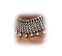 YERTTER - Set di collane vintage boho con strass, nappe, pendenti a strati, collana a catena spessa per donna