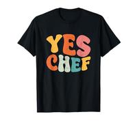 Yes Chef - Divertente Detto Ristorante Gergale Chef Cuoco Cucina Maglietta