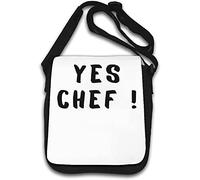 Yes Chef Funny Kitchen Cooking Meme Borsa a tracolla bianca