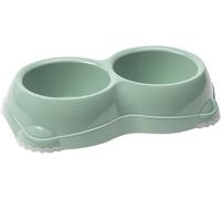 YES ! Ciotola Doppia Gnammy Cane Antiscivolo Verde 2x330ML