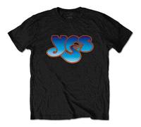 Yes Classic Blue Logo Black M Maglietta