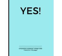 YES! Composition Notebook College Ruled: Funny Sarcastic Introvert Quote | Gift for the Coworker, Friend, Family | 7.5x9.25,110 Lined Pages | Trendy Journal for School, College, Office, Work