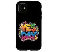 Yes Day Colorful Splash Bold Expression Custodia per iPhone 11