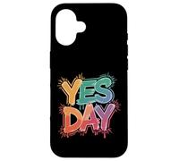 Yes Day Colorful Splash Bold Expression Custodia per iPhone 16