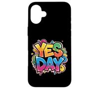 Yes Day Colorful Splash Bold Expression Custodia per iPhone 16 Plus