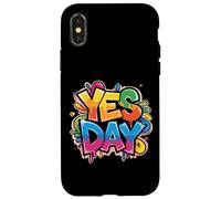 Yes Day Colorful Splash Bold Expression Custodia per iPhone X/XS