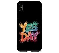 Yes Day Colorful Splash Bold Expression Custodia per iPhone XS Max
