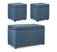Yes Everyday DERRICK Set pouf Blu