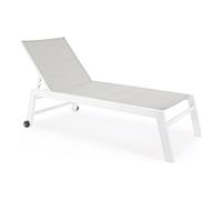 Yes Everyday Lettino prendisole HILDE Bianco cloud con ruote
