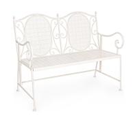 Yes Everyday Panchina acciaio EMILY 2 posti Bianco 0721292