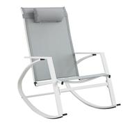 Yes Everyday Sedia a dondolo acciaio DEMID Bianco 0663823