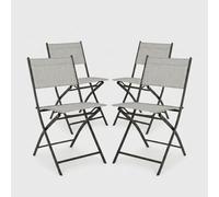 Yes Everyday Sedie pieghevoli per Esterno della Marca Modello Sedia da esterno 0802774 Martinez Grigio Chiaro