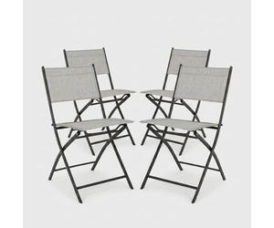 Yes Everyday Sedie pieghevoli per Esterno della Marca Modello Sedia da esterno 0802774 Martinez Grigio Chiaro