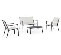 Yes Everyday Set da esterno acciaio MARSALA 4 posti Antracite 0806094