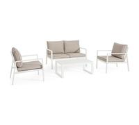 Yes Everyday Set da esterno alluminio, textilene, poliestere HILDE 4 posti