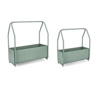 Yes Everyday Set porta vasi piante 2 pz acciaio KEYRA Salvia 0722934