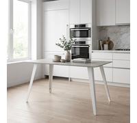 Tavolo Arjeta 140x80 cm bianco Bianco