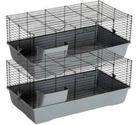 YES Gabbia per Conigli Nizza KIT RISPARMIO 2PZ