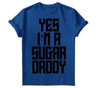 Yes I Am A Sugar Daddy Mens T Shirt Daddy Quote Lettering Fathers Day Tee #FD