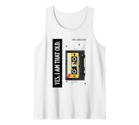 Yes I Am That Old Analogico Kid degli Anni '80 (Grafica a Cassetta) Canotta