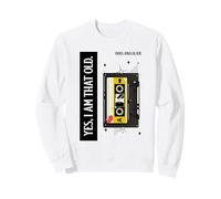 Yes I Am That Old Analogico Kid degli Anni '80 (Grafica a Cassetta) Felpa