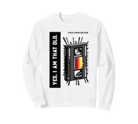 Yes I Am That Old Anni '80 Analogico Kid (VHS Tape Graphic) Felpa