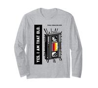 Yes I Am That Old Anni '80 Analogico Kid (VHS Tape Graphic) Maglia a Manica