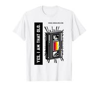 Yes I Am That Old Anni '80 Analogico Kid (VHS Tape Graphic) Maglietta