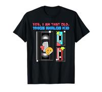 Yes I Am That Old Anni '80 Analogico Kid (VHS Tape Graphic) Maglietta