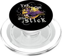 Yes, I Can Drive a Stick Witch Gothic Divertente Halloween Streghe PopSockets PopGrip per MagSafe