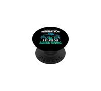 Yes I Do Have Retirement Plan I Plan On Scuba Diving PopSockets PopGrip Adesivo