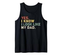 Yes I Know I Look Like My Dad Citazione Divertente per Bambino Canotta