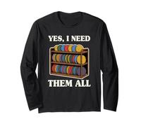 Yes I Need Them all Disc Golf Uomini Donne Disco Golf Maglia a Manica