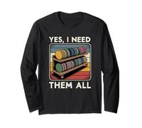 Yes I Need Them all Disc Golf Uomini Donne Disco Golf Maglia a Manica