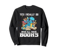 Yes I Really Do Need all These Books Cute Dragon Read Book Felpa