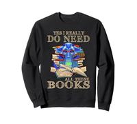 Yes, I Really Do Need all These Books Funny Dragon Jokes Felpa