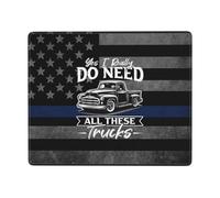 Yes I Really Do Need all These Trucks Tappetino Mouse Liscio Mousepad Soffice Tappetini per Il Mouse per Casa Gioco Lavoro 25X30Cm