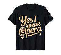 Yes I Speak Opera Cantante teatrale - Maglietta