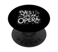 Yes I Speak Opera Cantante teatrale - PopSockets PopGrip Adesivo